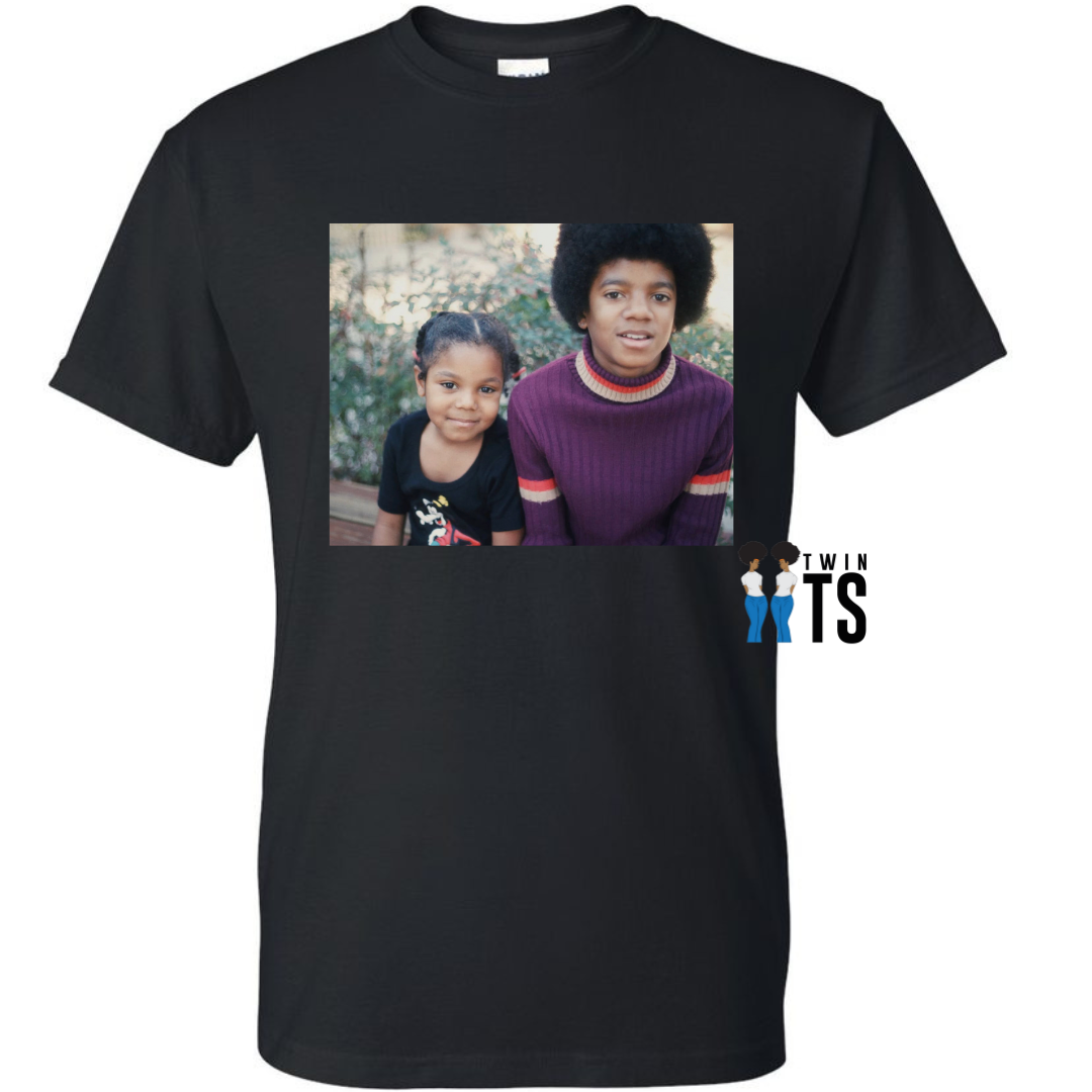 Young Michael and Janet Jackson Picture Shirt